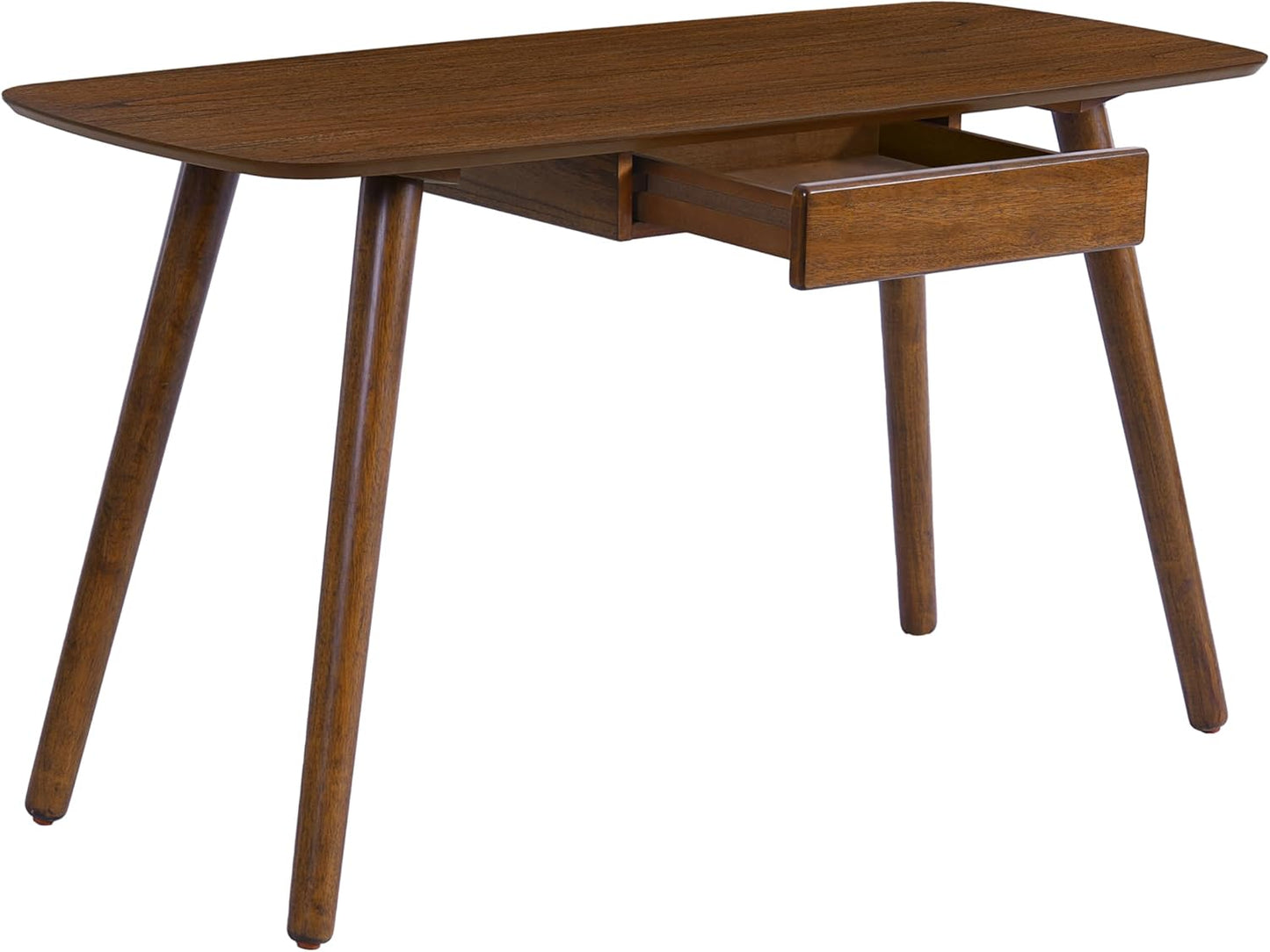 Study Computer Desk,Office Desk, Study Table,Writing Desk with Drawer for Home,Office Modern Furniture,Walnut Color