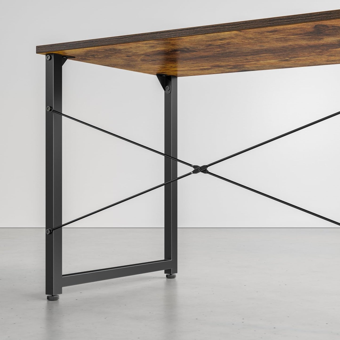 Computer Desk, 32 Inch Small Home Office Desk for Small Spaces, Modern Simple Style for Home, Office, Study, Writing, Rustic Brown