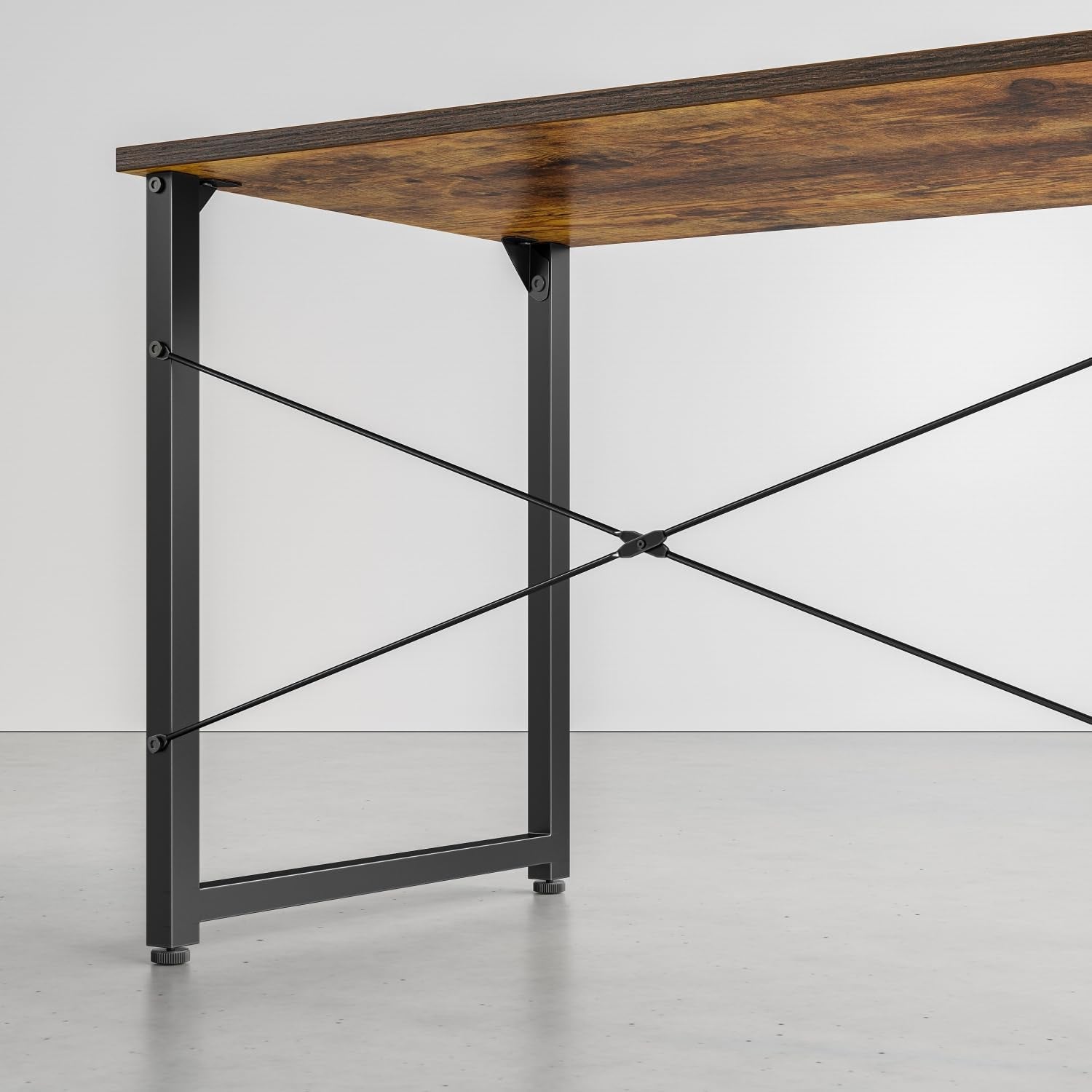 Computer Desk, 32 Inch Small Home Office Desk for Small Spaces, Modern Simple Style for Home, Office, Study, Writing, Rustic Brown