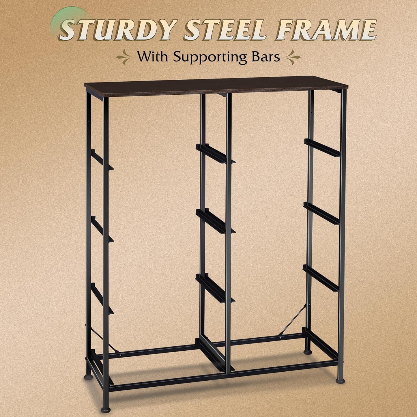 Fabric Dresser for Bedroom, Tall Dresser with 8 Drawers, Storage Tower with Fabric Bins, Double Dressers, Chest of Drawers for Closet, Living Room, Hallway, Dark Gray