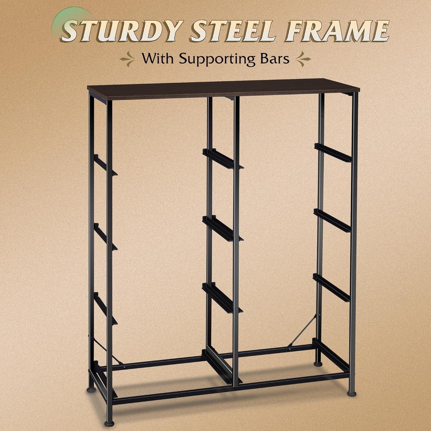 Fabric Dresser for Bedroom, Tall Dresser with 8 Drawers, Storage Tower with Fabric Bins, Double Dressers, Chest of Drawers for Closet, Living Room, Hallway, Dark Gray
