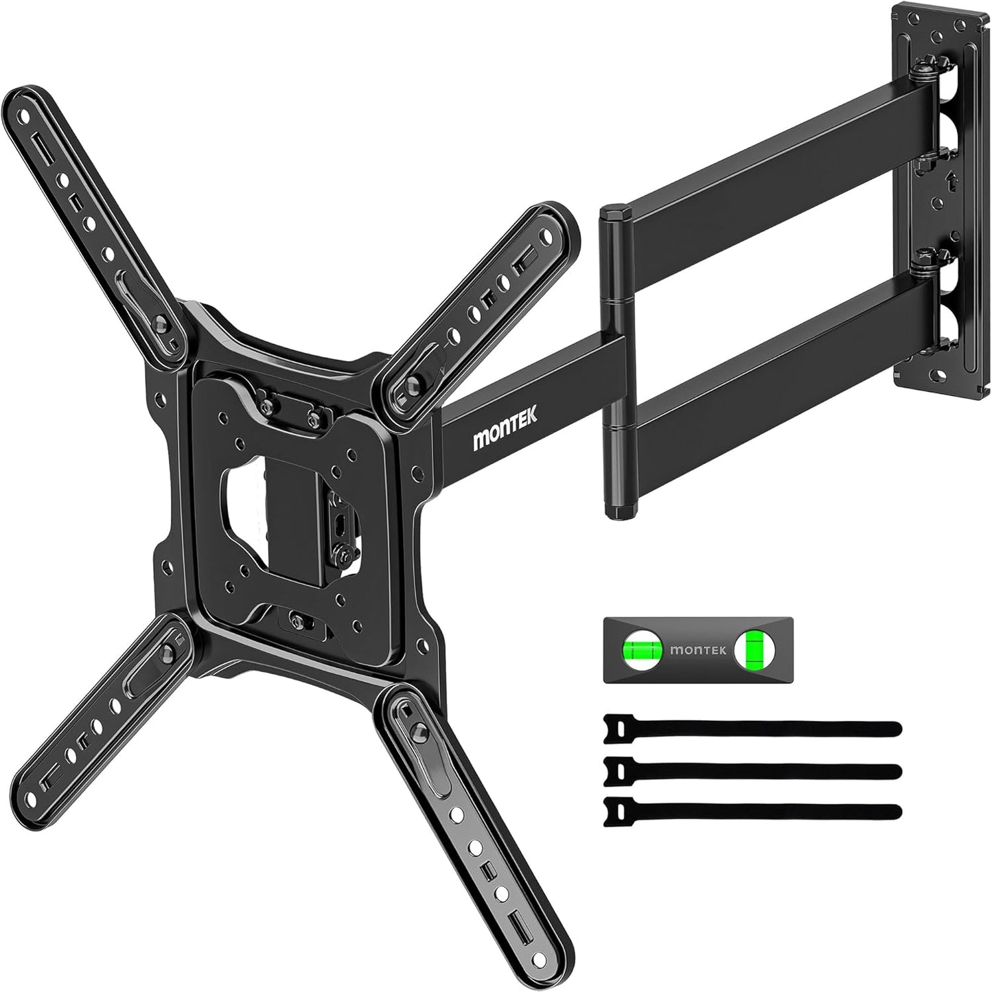 Long Arm TV Wall Mount for Most 23-65 Inch Tvs, 29 Inch Long Extension TV Mount Swivel and Tilt, Full Motion Wall Mount Tv Bracket Fit Max VESA 400 X 400Mm, up to 77 Lbs