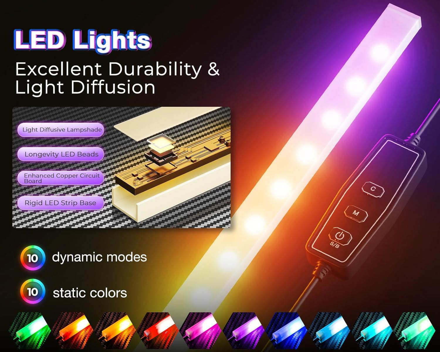 53" L Shaped Gaming Desk with Hutch & Headphone Hook, Corner Computer Table with Storage Shelves for Home Office, Black