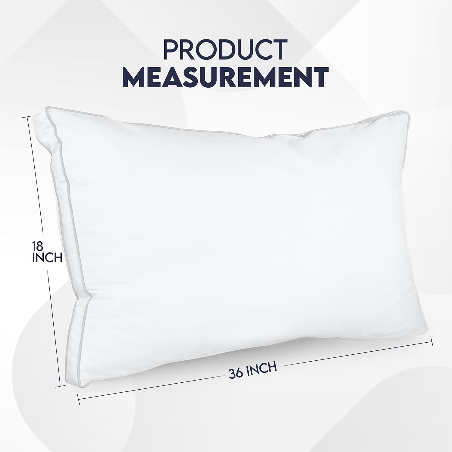 Bed Pillows for Sleeping King Size (White), Set of 2, Soft & Fluffy Pillow with down Alternative Filling, Cooling, Hotel Quality, Gusseted Pillow for Back, Stomach or Side Sleepers