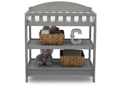 Infant Changing Table with Pad, Grey