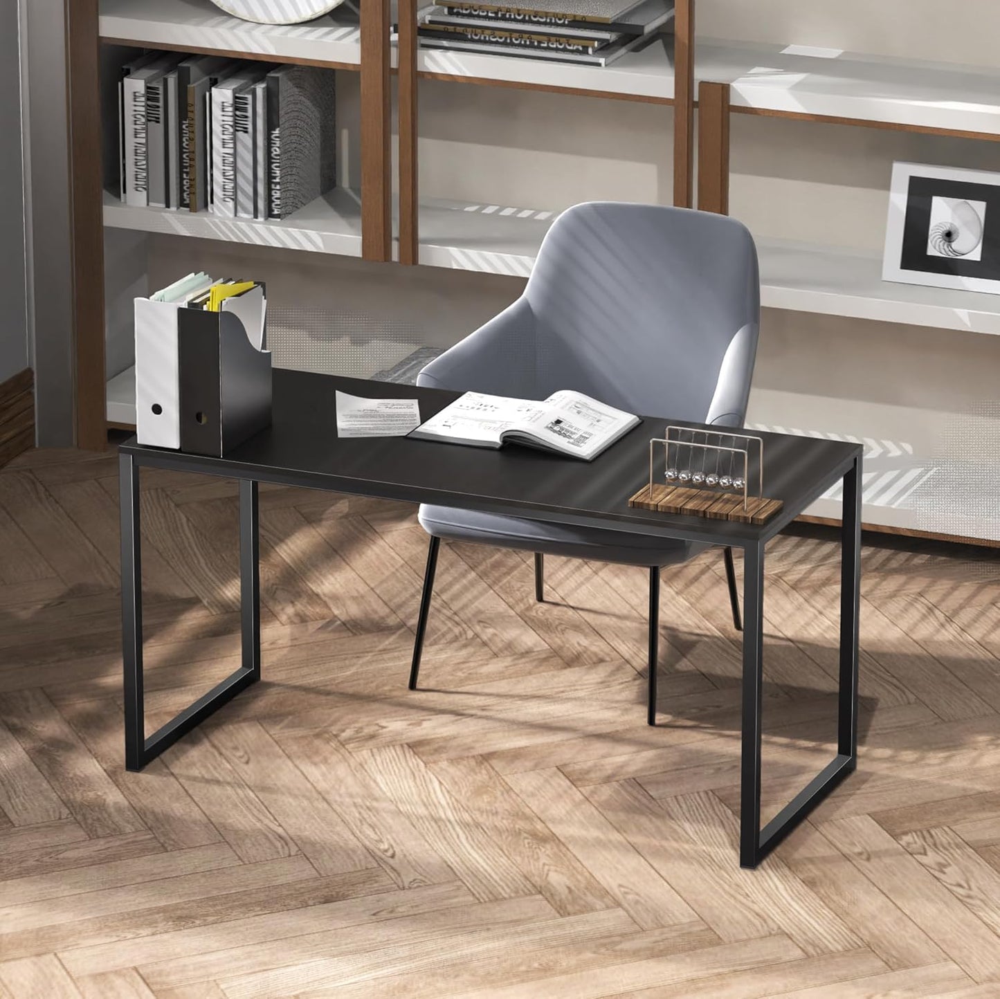 Mission 48-Inch Home Office Computer Desk, Black