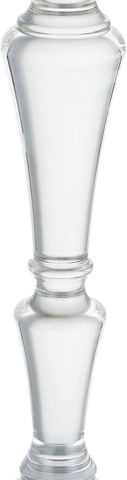 Furniture Acrylic Side Table, Acrylic End Table for Drinking Food,Clear Modern Small Tables for Living Room Bedroom Lobby,13.5''X13.5''X20'' High,9.48Lbs