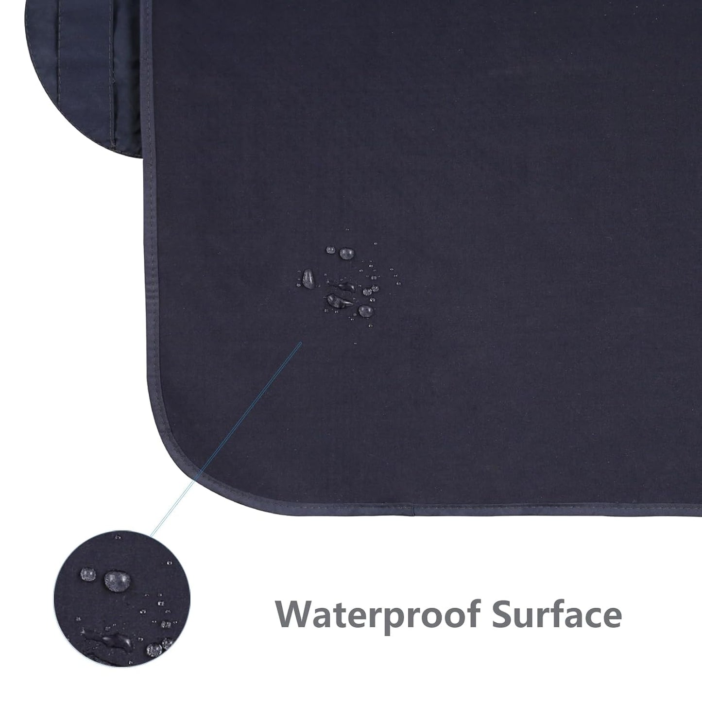 Extra Large Booster Chair Cover, Dining Chair Seat Protector Cover for Booster Seat, Non-Slip Backing, Waterproof, Oil-Proof and Stain-Proof, Easy to Wipe Clean