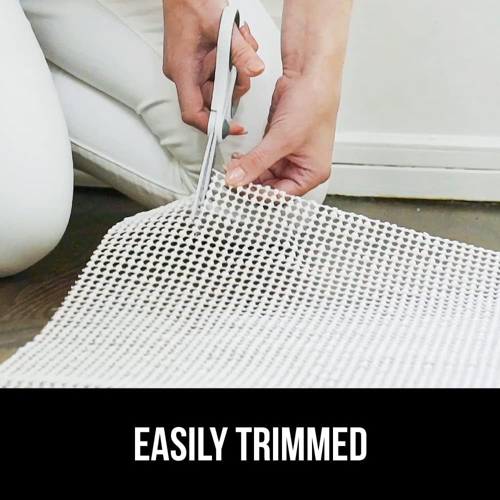 Strong Rug Pad Gripper, US Designed, Grips Keep Area Rugs Safe and in Place, Thick, Slip and Skid Resistant Pads for Hard Floors, under Carpet Mat Cushion and Hardwood Protection 2X3 FT