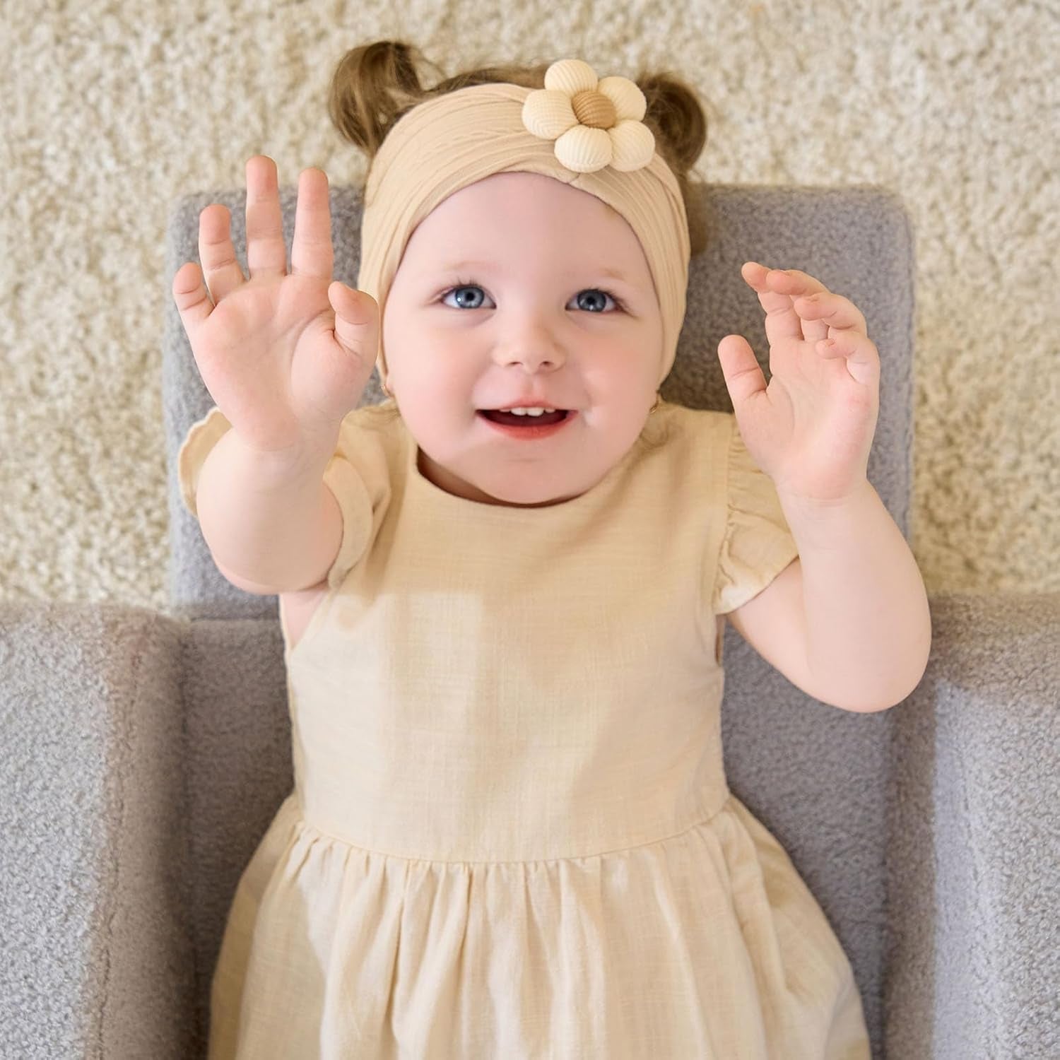 3-In-1 Toddler Couch, Toddler Chairs Comfy 1-3 Years Old, Kids Couch Bed Fold Out, Gifts for 1 2 Year Old Girls Boys