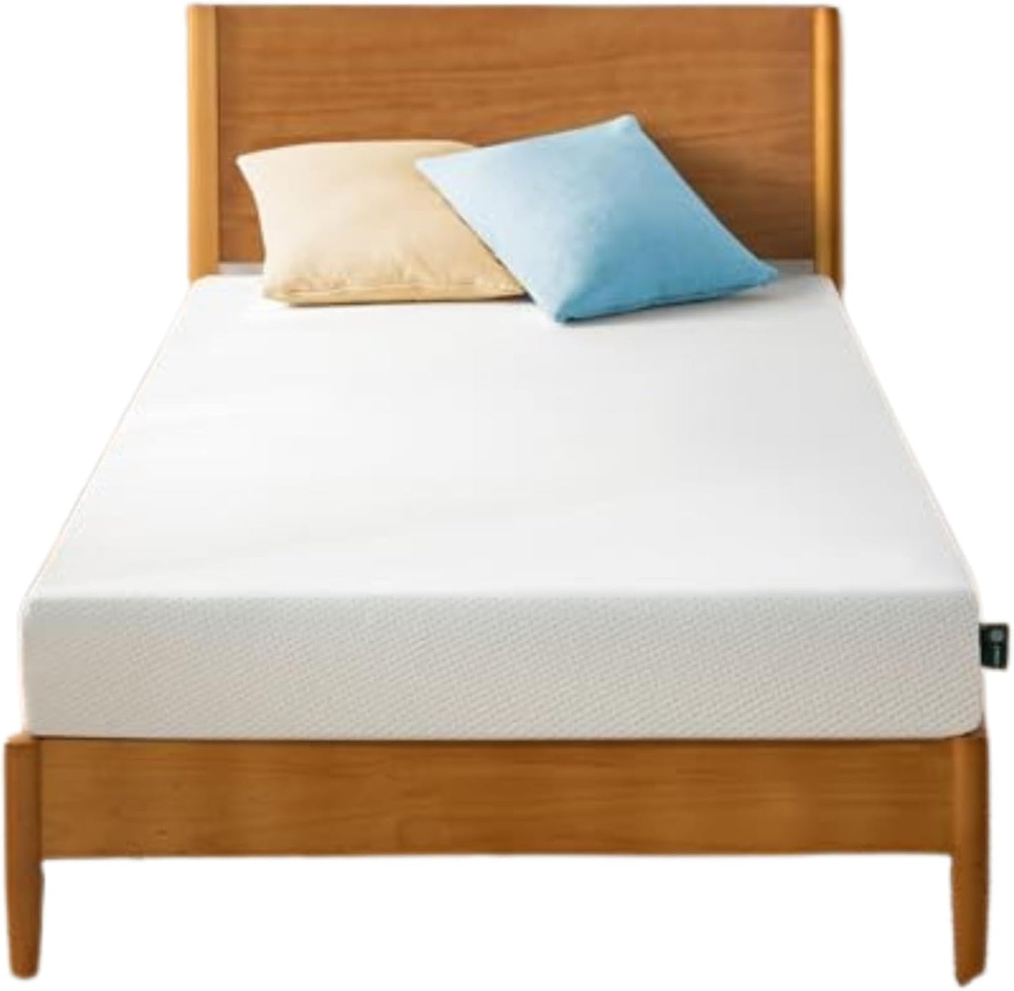5 Inch Twin Green Tea Memory Foam Mattress [New Version], Fiberglass Free, Medium Firm Feel, Zoned Pressure Relief, Certified Safe Foams & Fabric, Mattress in a Box