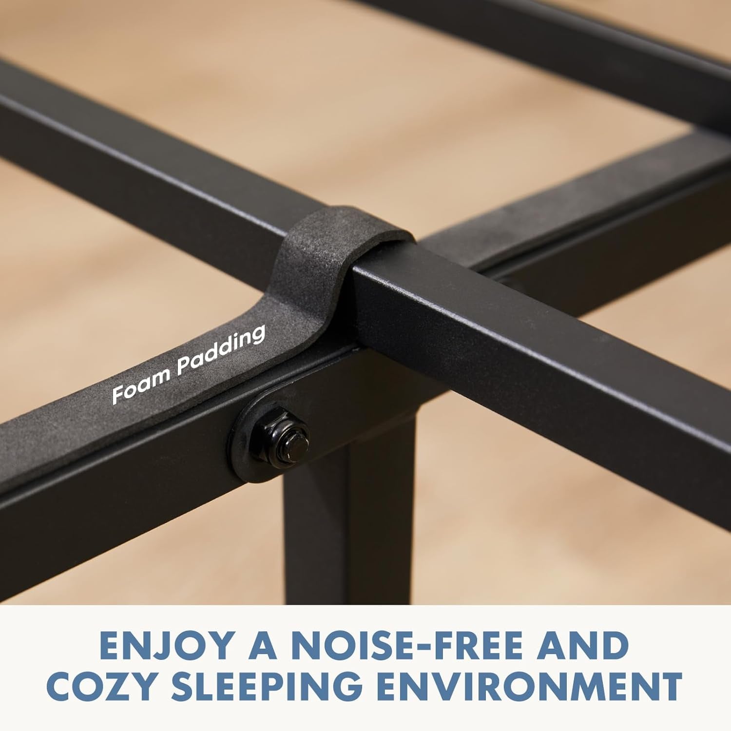 Full Size Bed Frame with Headboard, 800LBS Mattress Foundation with All Sturdy Metal Support, under Bed Storage, No Box Spring Needed, Easy Assembly, Rust Brown