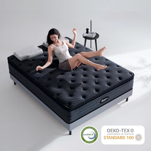 Short Queen Mattress,12 Inch Cooling Gel Memory Foam - Medium Firm Hybrid RV Mattress in a Box,Fiberglass-Free, Soft Knit Cooling Cover, Motion Isolation, CertiPUR-US Certified
