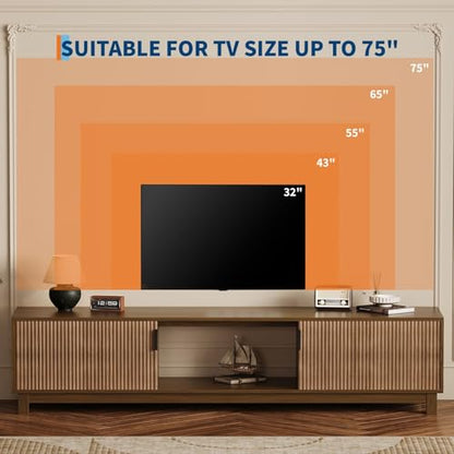 Fluted TV Stands for TVs Up to 75 Inches, view 4