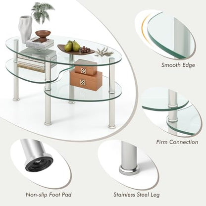Glass Coffee Table, view 6