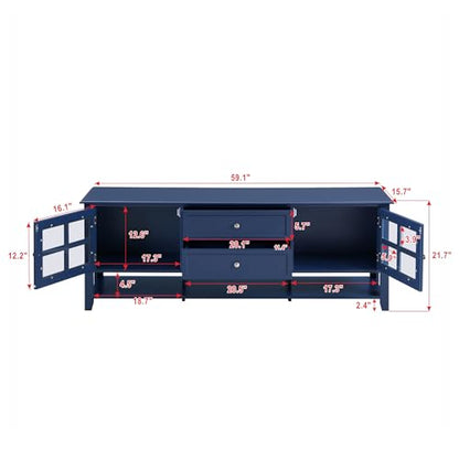 Multi-Purpose TV Stand Media Console Entertainment Center, view 3