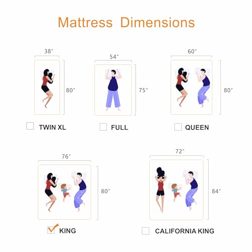 14 Inch King Mattress For Back Pain, CertiPUR-US Certified, view 3