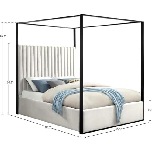 Meridian Furniture JaxCream-Q Jax Collection Modern, view 4