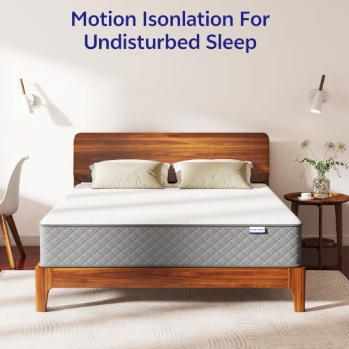 Full Mattress, 10 Inch Full Size Medium Firm Hybrid Mattress in a Box, view 4