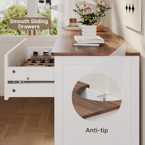 2-Piece Bedroom Furniture Set – Includes 5 Drawer Dresser and 6 Drawer Dresser, Chest of Drawers, Bedroom Set, Grate Gift for Yourself and Your Loved Ones, Ideal for Any Bedroom, Living Room