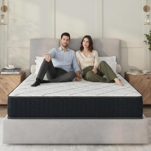 10 Inch Premium Queen Hybrid Mattress in a Box – Cooling Gel Memory Foam, view 2