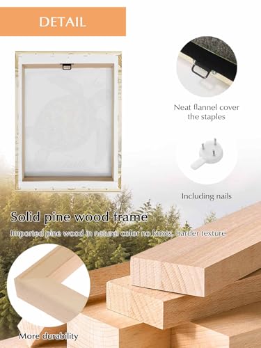 NuYeBiofx Summer Sea Turtle Shell Canvas Wall Art Prints,40"x28" Framed Picture Artwork Vintage Nautical Sailboat Printed Canvas Oil Painting for Living Room Bedroom Office,Ready to Hang