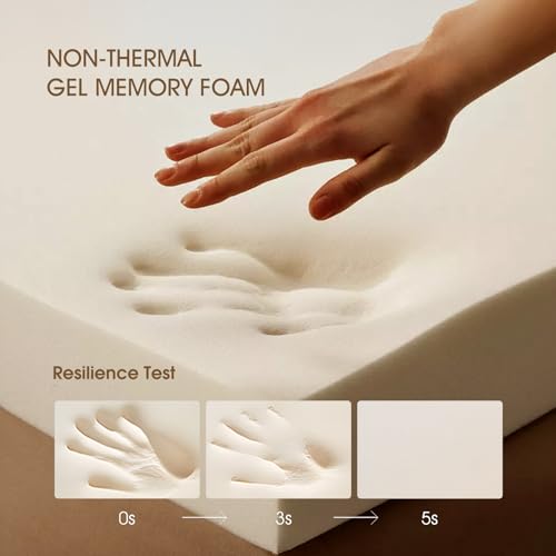 Twin Mattress, 10 inch Cooling Gel Memory Foam Mattress, Cool Sleep, view 6