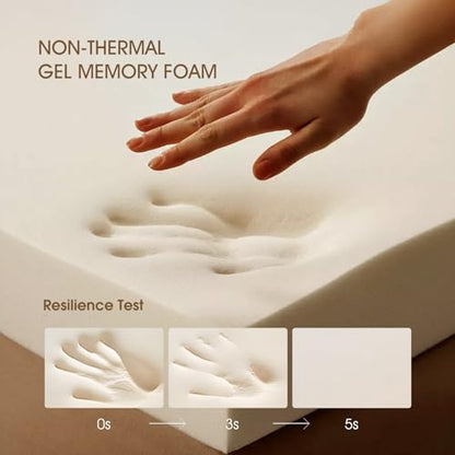 Twin Mattress, 10 inch Cooling Gel Memory Foam Mattress, Cool Sleep, view 6