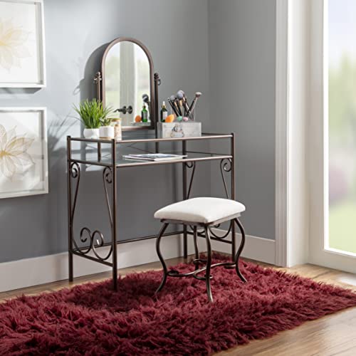 Clarisse Metal Vanity Set (58950MTL-01-KD-U)