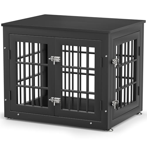 26" Heavy Duty Dog Crate Furniture for Small Dogs, view 2