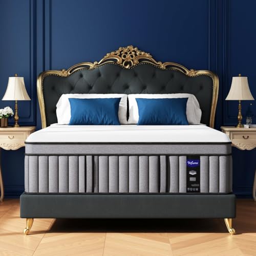 Upgraded Luxury 14 Inch King Size Hybrid Mattress in a Box, Firm Feel, view 2