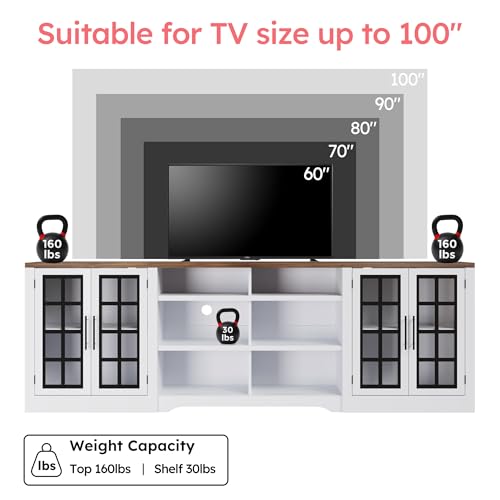 Farmhouse TV Stand for TVs up to 100", view 7