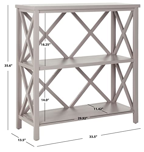 Safavieh American Homes Collection Liam Quartz Grey 2-Tier Open Bookcase