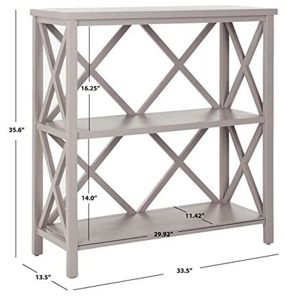 Safavieh American Homes Collection Liam Quartz Grey 2-Tier Open Bookcase