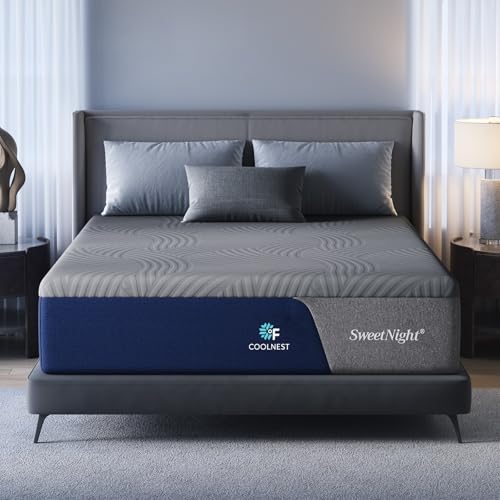 CoolNest Queen Mattress, 14 Inch Cooling Memory Foam Mattress, view 2