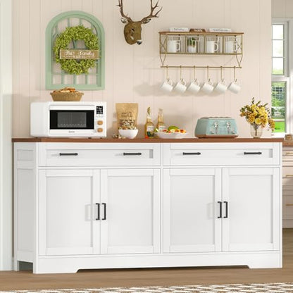 63" Buffet Cabinet with Storage, view 4