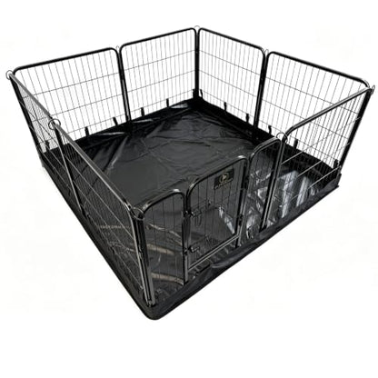 Puppy Playpen Plus Storage Bage with Bottom, 8 Panels 24" H, view 4