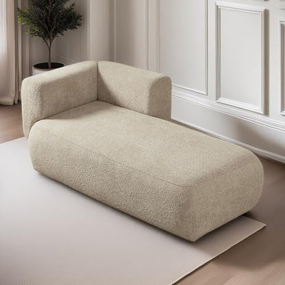 Modern Chaise Lounge Chair Indoor Cloud Chaise Lounge Sofa Small Chaise Couches, view 6
