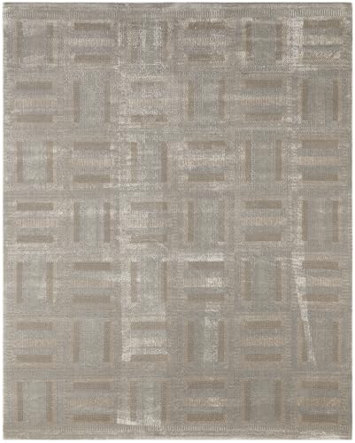 Home Nordic Grey Multicolor 8' x 10' Scandinavian Area Rug - Easy Clean, Non Shedding, Bed Room, Living Room, Dining Room, Kitchen (8' x 10')