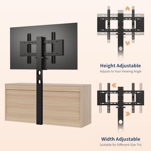 Modern Farmhouse TV Stand with Adjustable Mount Fits TVs to 70", view 5
