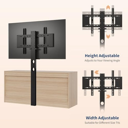 Modern Farmhouse TV Stand with Adjustable Mount Fits TVs to 70", view 5