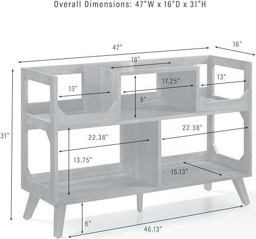 Furniture Asheville Large Record Player Stand, view 4