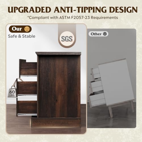 59" Dresser for Bedroom, view 5