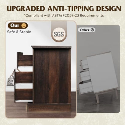59" Dresser for Bedroom, view 5