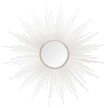 SAFAVIEH Home Madilyn Champagne Sunburst 36-inch Decorative Accent Mirror
