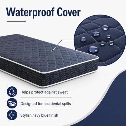 Twin Size Memory Foam Mattress, 6 Inch Bed Mattress in A Box Water-Resistant, view 4