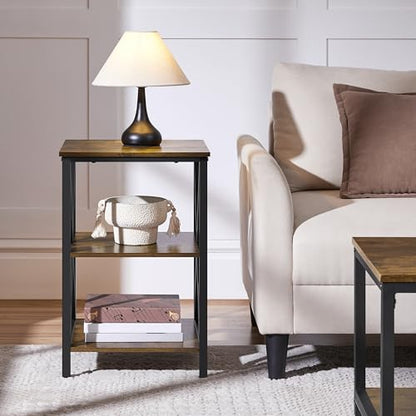Yaheetech Industrial End Tables Set of 2, view 3