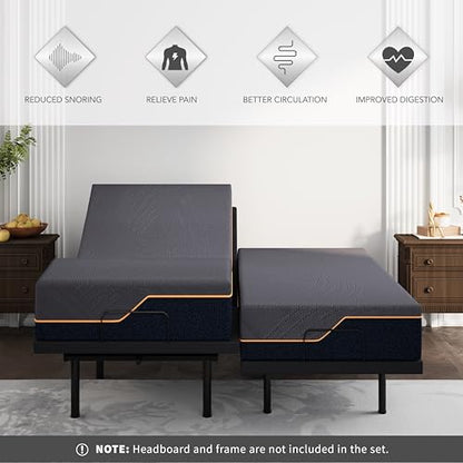Adjustable Bed with Copper Gel Mattress, view 4