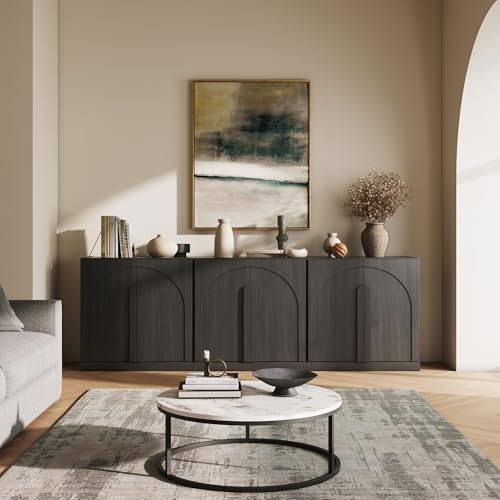 Bijou Modular Media Console Wall Unit (94.5" Wide)-Extra Long Entertainment, view 6