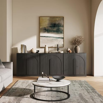 Bijou Modular Media Console Wall Unit (94.5" Wide)-Extra Long Entertainment, view 6